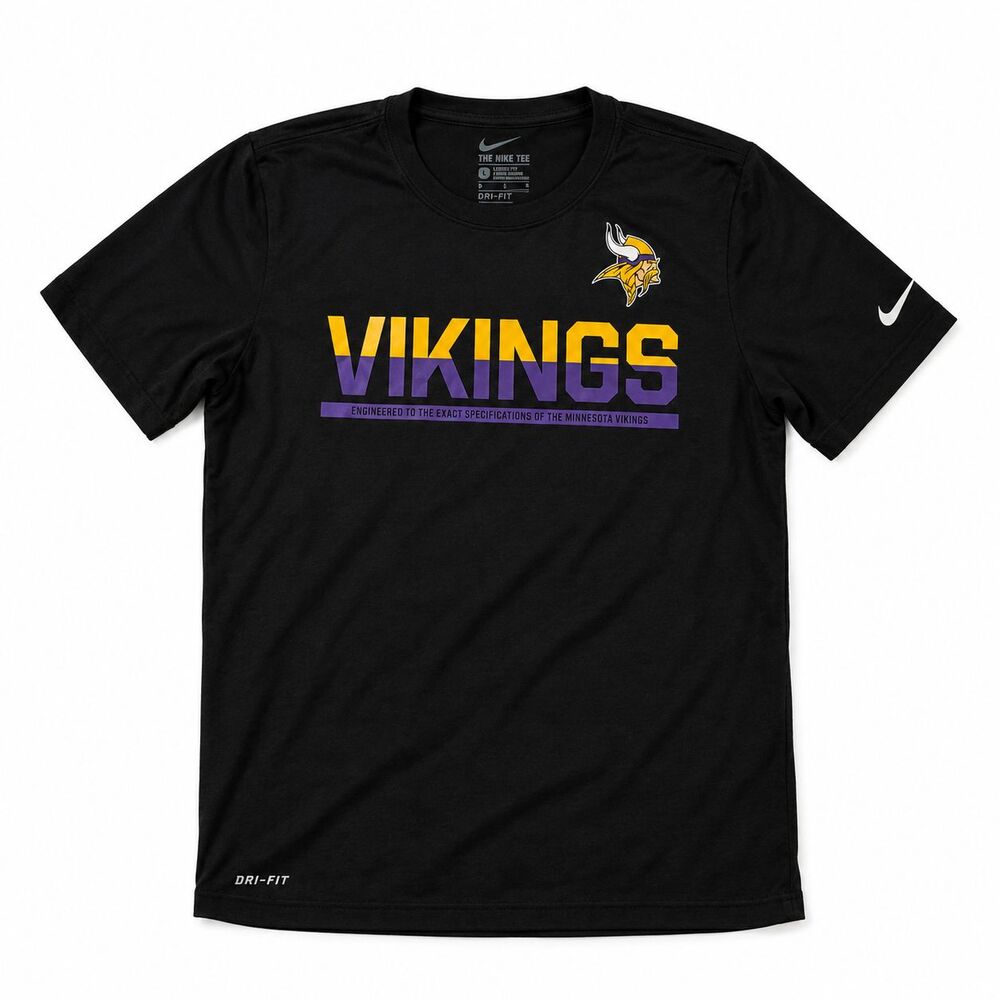 Nike Minnesota Vikings Men’s T-Shirt Purple Size Medium NFL Football